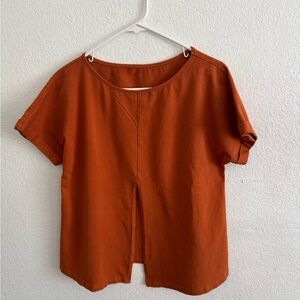 Rust Orange Women's Top